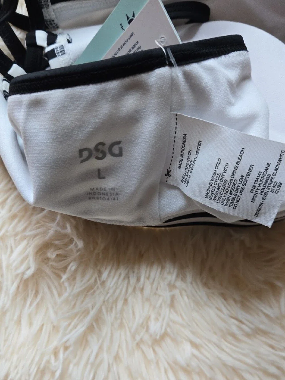 DSG striped bikini
